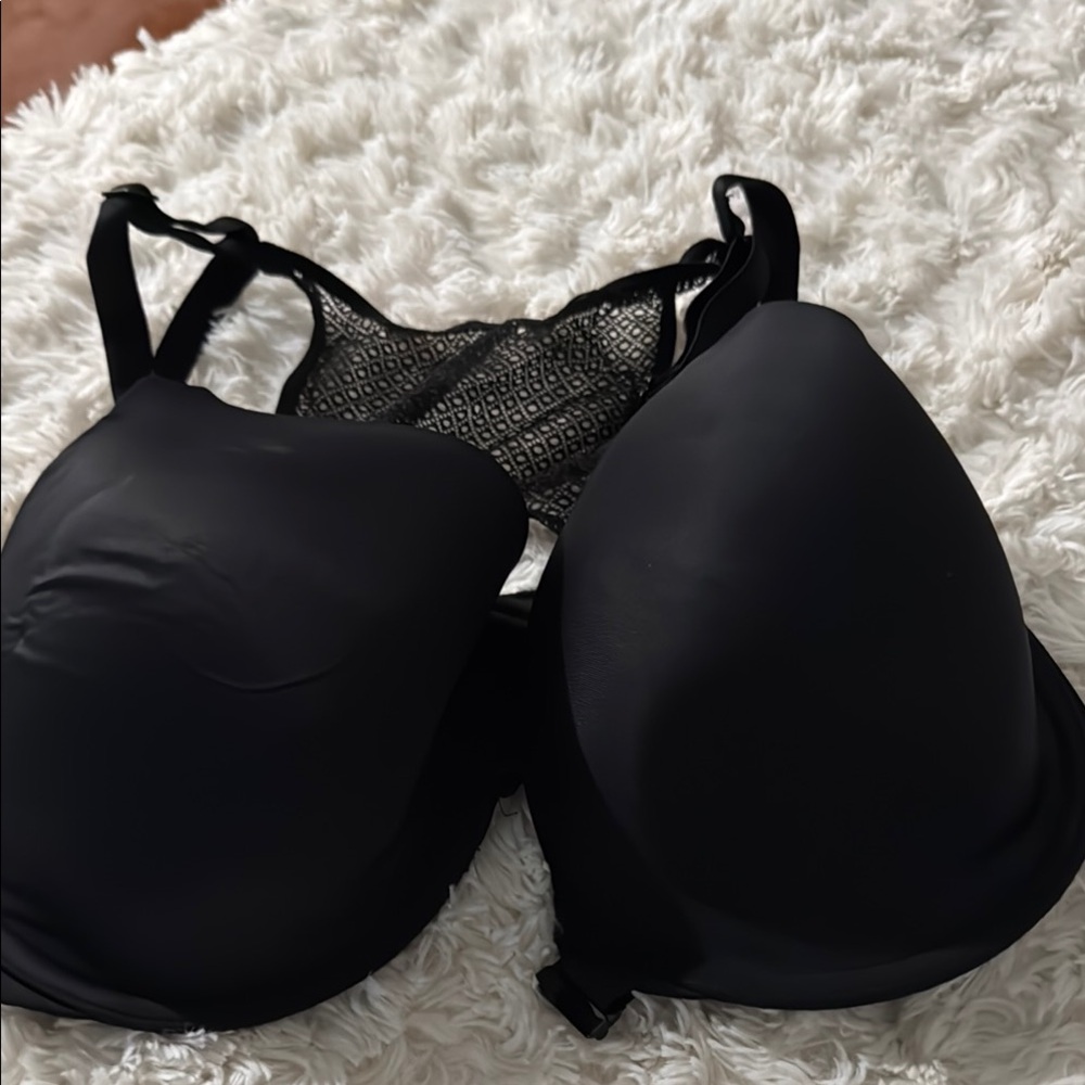 Victoria's Secret Black Bra with Molded Cups